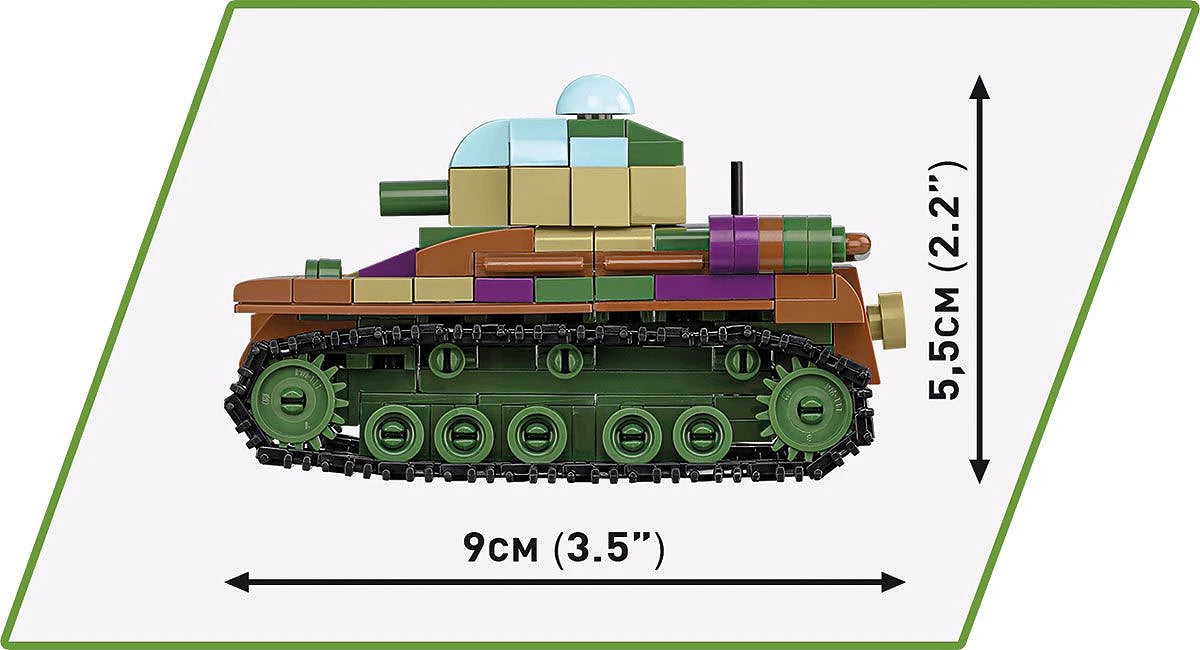 Renault R35 - Valentine IX - Panzer I