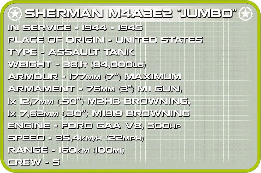 Sherman M4A3E2 Jumbo