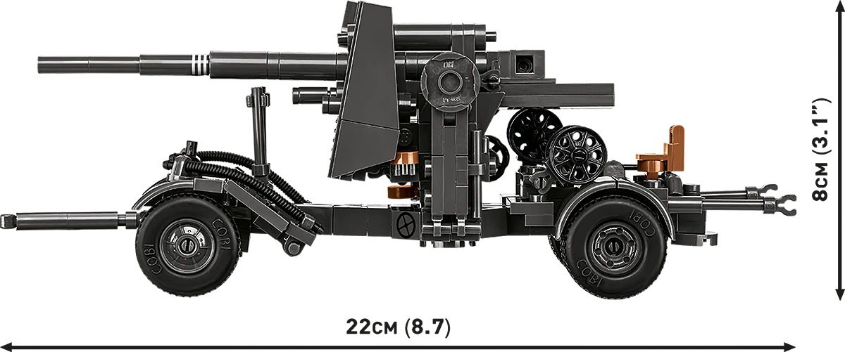 8.8 cm Flak 18 with Carriage