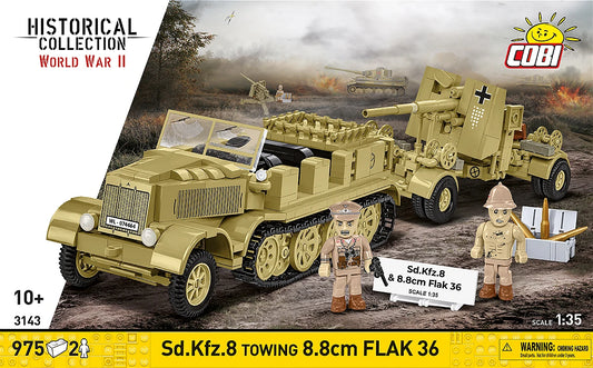 Sd.Kfz.8 Towing 8.8 cm Flak 36