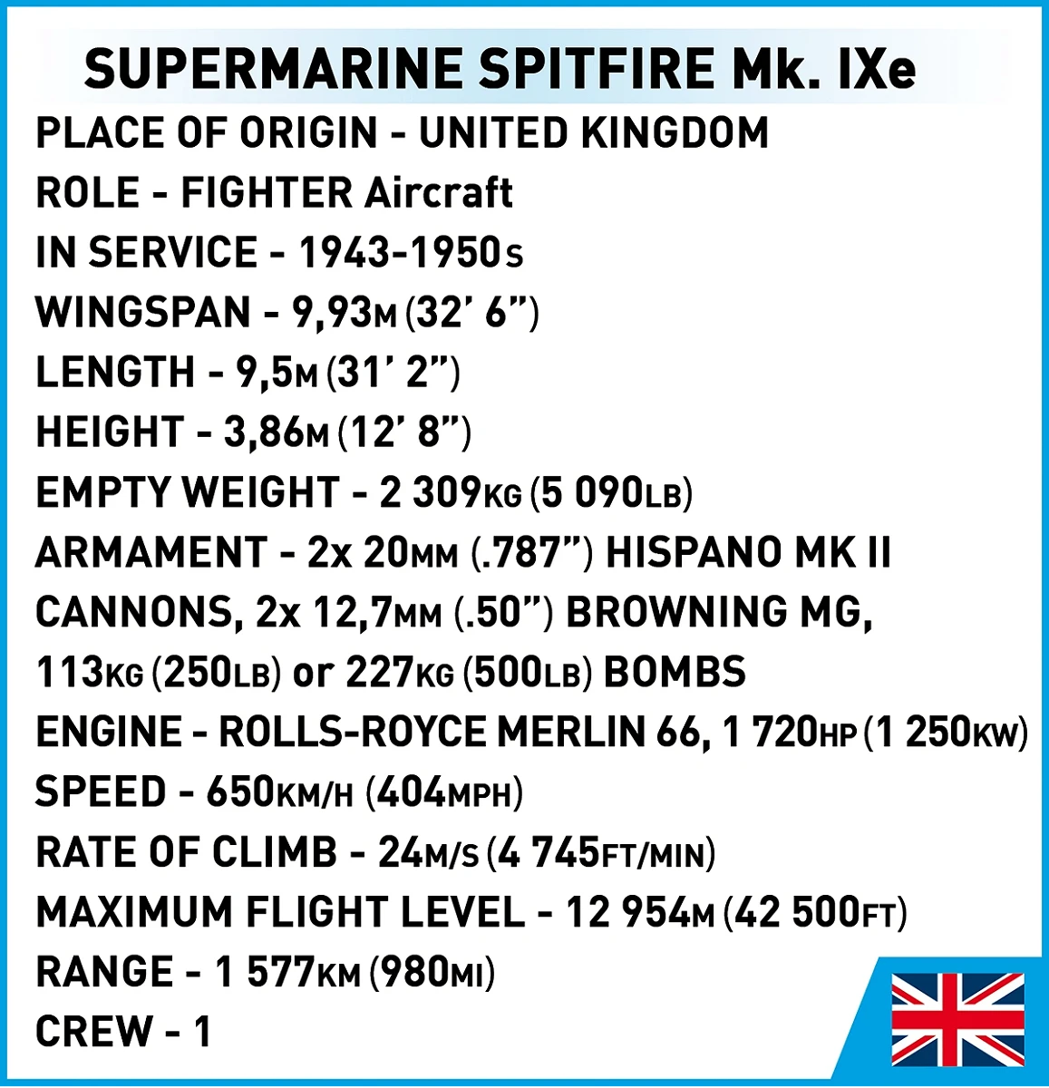 Supermarine Spitfire Mk.IXe